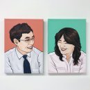 그림달림 팝아트 초상화 그리기