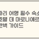 파리 여행 필수 숙소 호텔 데 마로니에르 완벽 가이드