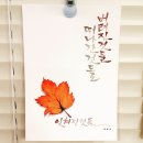 감성수채캘리그라피 이미지