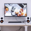 별PC | 가성비 컴퓨터 화이트 PC 스피커 추천 SANGYU BK4020A 후기