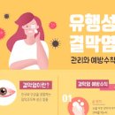 눈충혈 원인 알레르기성 결막염과 유행성 결막염 증상과 치료 구분 이미지