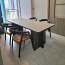 메트로시티빌딩 | ​부산 LG 메트로시티 배송 후기 | 뷰 맛집 거실에 월넛 포세린 식탁 설치 완료