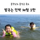 충남 홍성 죽도 1박 2일 여행기 2탄 - 물놀이, 갯벌, 낚시, 식사 후기