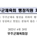 무주군체육회 행정직원 채용 공고(2020.06.20) 이미지