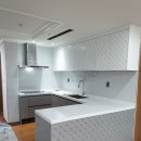 수목토아파트 | 정읍 상동 엘드수목토 아파트 인조대리석 싱크상판 시공_LG하이막스 화이트스텔라