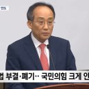 (채상병 특검법) 부결 및 폐기에 국힘 크게 안도.. 안철수 "소신투표 했다" 이미지