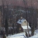 "눈 내리는 밤 (Snowy Night)" 그림 이미지