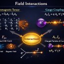 전자기력 이론과 관련된 장(field) 이미지
