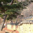 친구와 돌담길 이미지