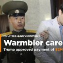 Trump approved payment of $2 million North Korea bill for care of Warmbier: report by Reuters 이미지