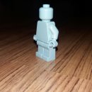 LEGO PLAIN MINIFIGURE 4 LIGHT BLUISH GRAY 이미지