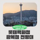 대신지구진입로 | 부산 롯데백화점 광복점 전망대 스카이파크뷰 비교