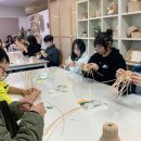 고척중학교 | [애일리아] 구로라탄공방 등공예강사 현장직업체험(꿈길) 후기; 라탄전등갓_고척중학교