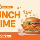 샌드위치와 런치메뉴 이미지