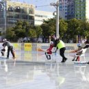 [빙상장]광주광역시 야외스케이트장, 장애인 맞춤형 스케이트형 의자 자체 제작 이미지
