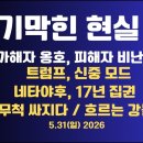 기막힌 현실/가해자 옹호,피해자 두둔/트럼프 신중 모드/네타야후 총리,17년/돈 값,무척 싸지다/흐르는 강물처럼...5/31 공병호TV 이미지