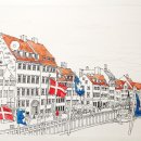 어반 스케치를 해보자-덴마크 뉘하운(Nyhavn)