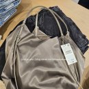 6059 | 자라 Zara 새틴이펙트 토트백 숄더백 에코백 착용샷 실물후기 6059 310