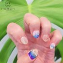 살포시 물든 손톱 | 💅🏻 손톱 상할 걱정 NO! 드릴 없는 부천네일샵, 영롱한 여름 바캉스 네일 후기 💖
