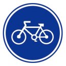 자전거전용도로 표지판 이미지