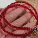 보니따 | 심플한데 포인트는 확실하게, 데일리 레드 원석 목걸이 추천 제이보니따 후기