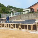 11.양평 개군 --- 외부 거푸집 작업 및 온통 기초 콘크리트 타설 준비작업 이미지