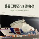 울릉도 혼자 여행 크루즈 vs 쾌속선 타고 가는법 비교해 보기
