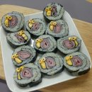 돌돌이 김밥 이미지