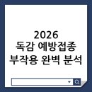 독감 예방접종, 부작용 걱정? 2026년 최신 정보 총정리! 이미지