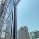 청주 시내 상가 프로젝트창 교체시공 후기