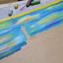 오일파스텔로 그리는 풍경화 이미지