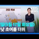 ＜오늘의 날씨＞ 2022년 5월 17일 화요일 이미지