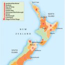 간단한 뉴질랜드 소비뇽 블랑 및 생산지역 이미지