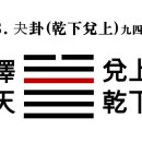 43. 택천쾌괘澤天夬卦䷪ 구사九四 효사爻辭 이미지