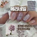 네일;메리무드 | 부천 메리네일에서 받은 연보라 트위드네일 후기