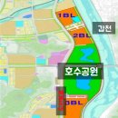 갑천지구 친수구역 생태호수공원 조성공사 이미지