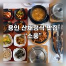 산채마당 | 용인 포레스트빌 근처 맛집 "소풍" 산채정식 - 아이랑 먹기 좋은 고등어 구이에 나물반찬들:)