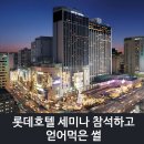 롯데호텔 세미나 참석하고 얻어먹는 썰