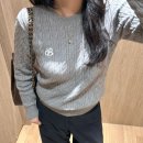 니트 | 간절기 필수템 니트! 비플랫베네통 라운드 꽈배기니트 후기 및 코디 (bflatbenetton)