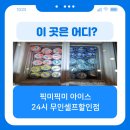 [픽미픽미 아이스크림 할인점] 픽미픽미 24시 무인 셀프 할인점/ 픽미픽미아이스 창원신월점