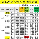 ※ 송정29번 주행시간 점검현황 (알림) ※ 이미지