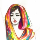 색연필 드로잉 이미지