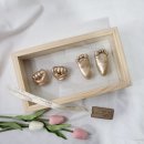 조형물2 | 아기 손발 조형물 신생아 성장기록 액자 출장 제작 후기