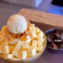 내돈내산 명일동 찐 디저트맛집 치즈빙수맛집 봉트랩 후기