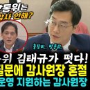 장경태 폭풍질의에 감사원장 혼절 이미지