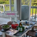 이마트24태안안면꽃지점 | 태안 오션뷰 숙소: ‘가장자리펜션’ 바베큐장 수영장 느낌2 후기