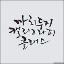 캘리그라피 이미지