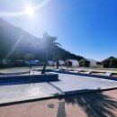 이동계곡 캠핑장 | 포천글램핑ㅣ아이와 겨울 여행! 얼음썰매가 있는 '더세븐캠핑장' 계곡카라반 후기