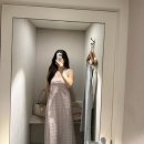 오뗄 루에브르 방문, 피팅 후기ㅣ슬림 타이 플라워 패턴 슬리브리스 드레스, 보트넥 슬리브리스 탑, H...
