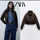 Zara 자라 크롭 무스탕 새상품 이미지